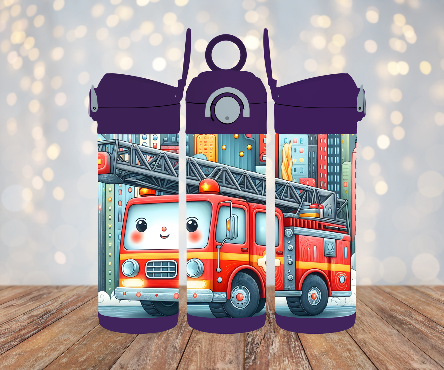 Kinderflasche Feuerwehrauto