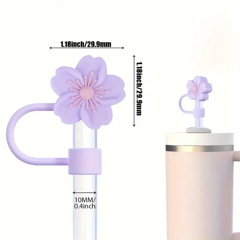 Strohhalmtopper Sakura Rosa