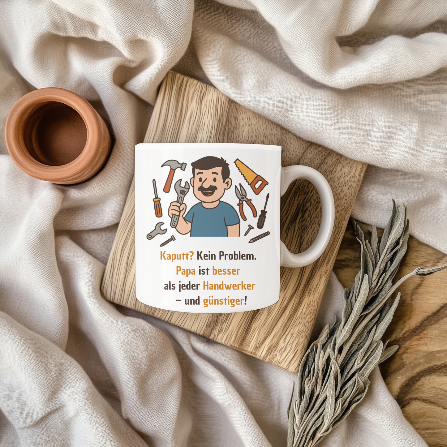 Tasse Handwerker Dad 330ml