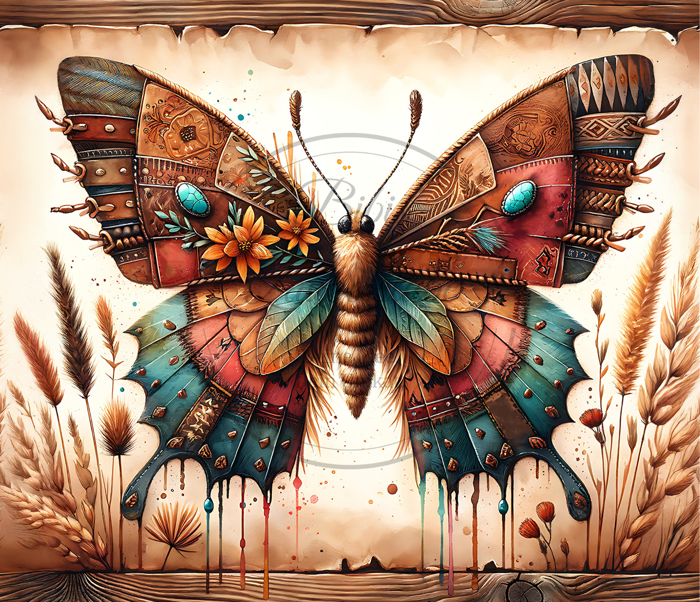 Boho / Cowgirl / Western Schmetterling 13