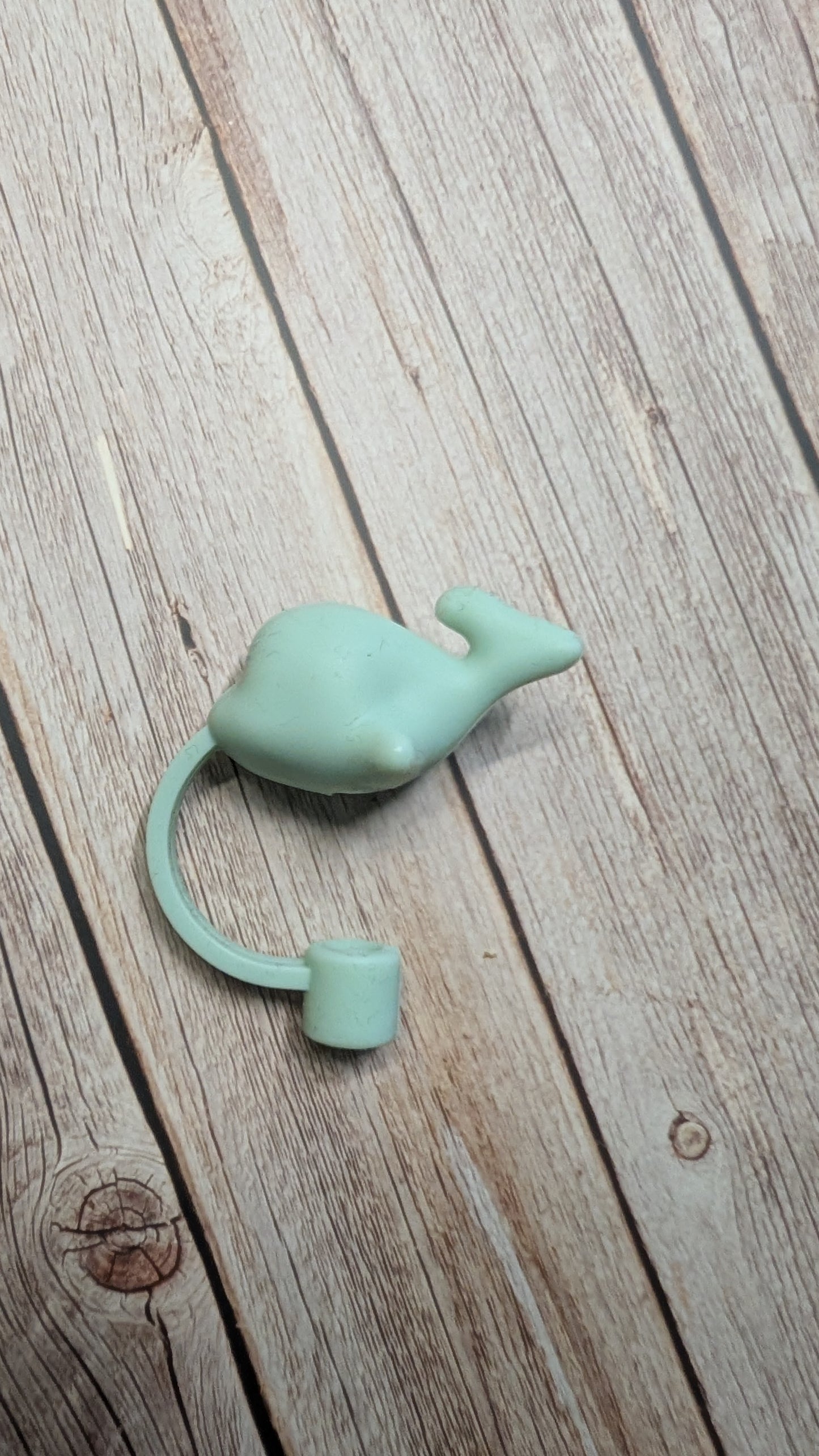 Strohhalmtopper Delfin Türkis