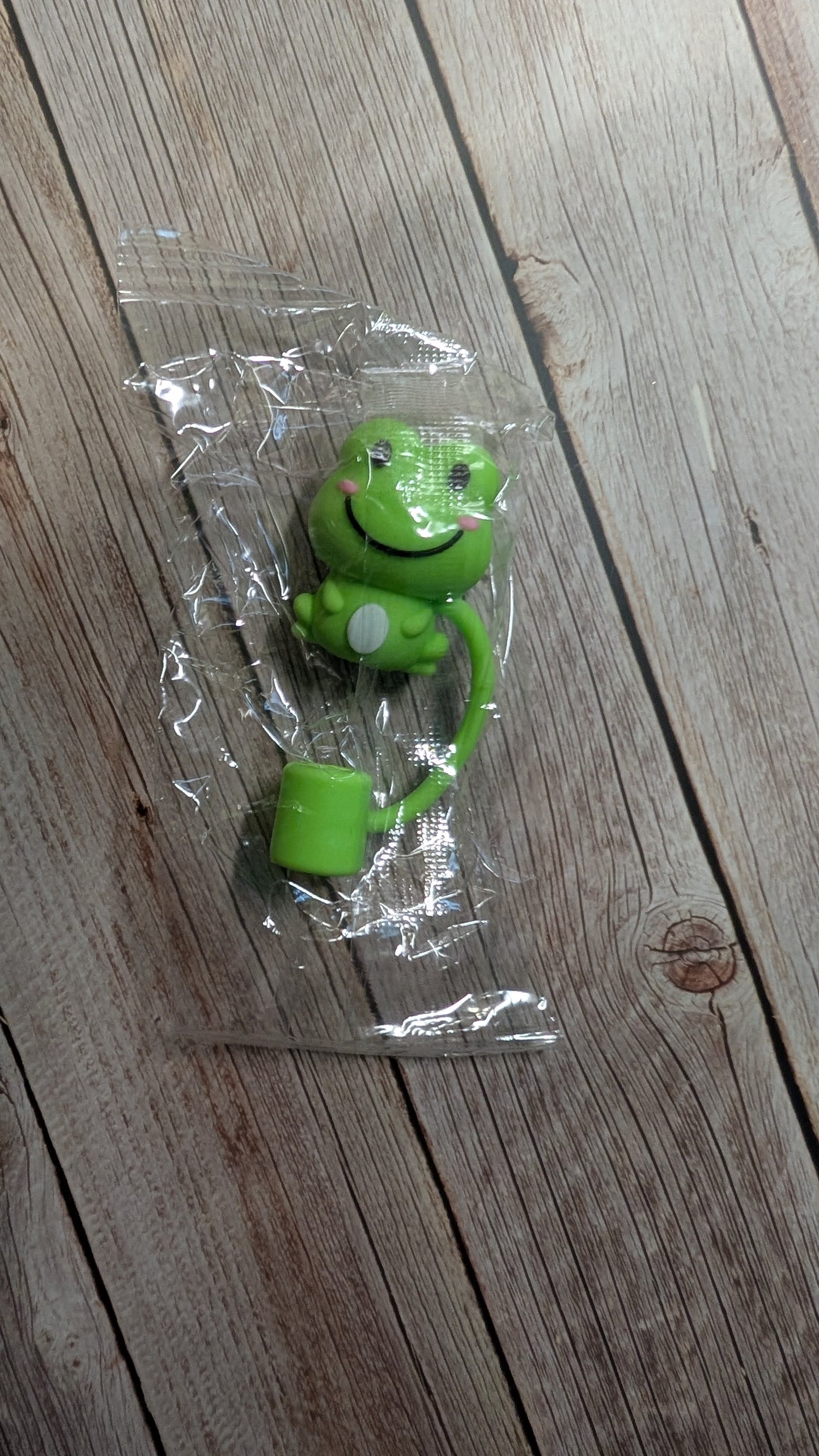 Strohhalmtopper Frosch