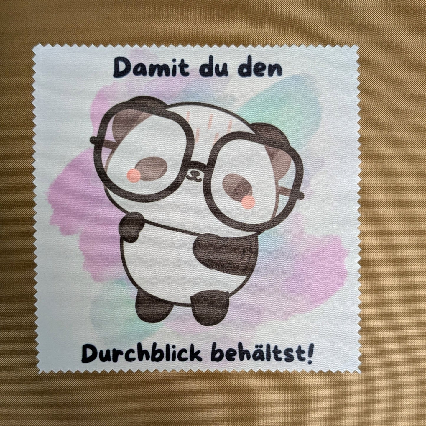 Brillenputztuch Panda
