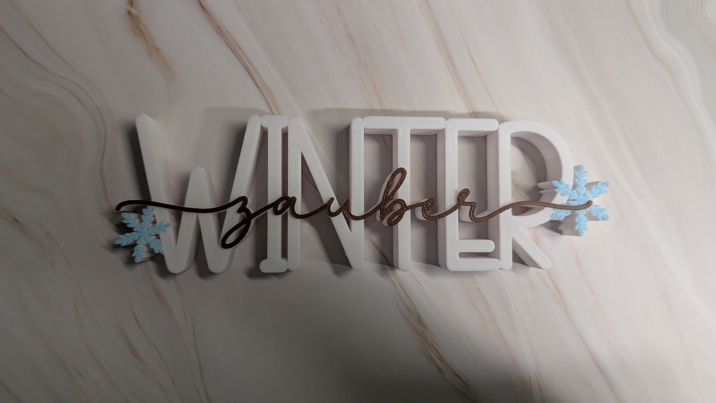 Dekofigur Winterzauber