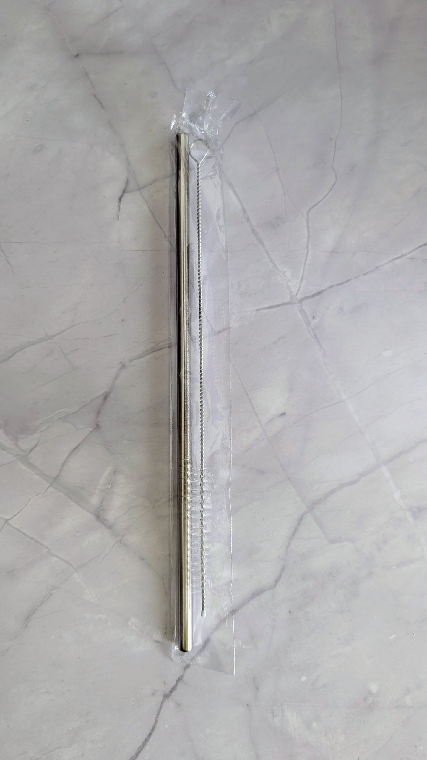 Strohhalm Metall + Reinigungsbürste
