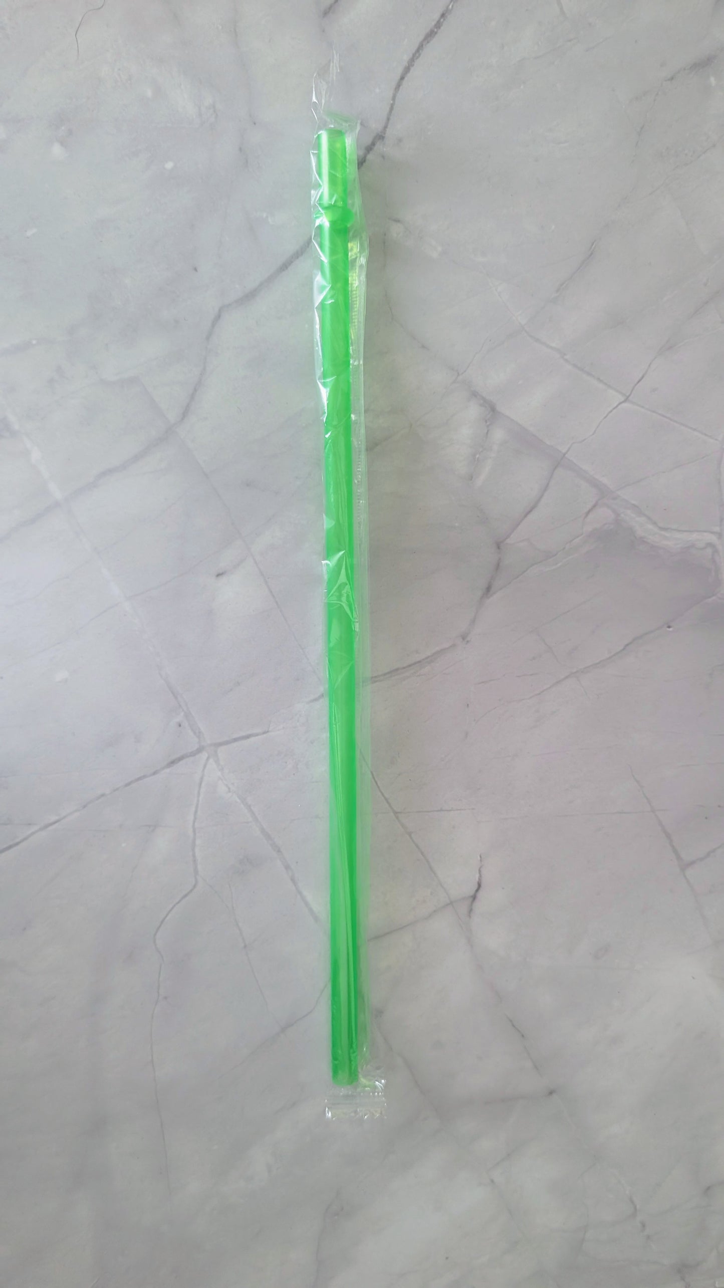 Strohhalm Plastik Grün
