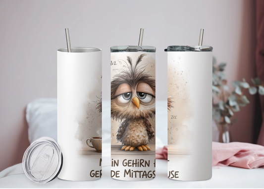 Gehirn braucht Mittagspause Becher