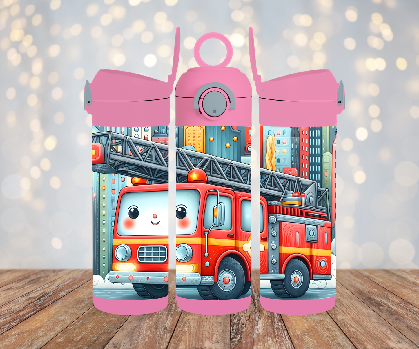 Kinderflasche Feuerwehrauto