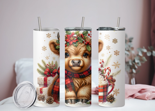 Kuh Weihnachten Becher 2