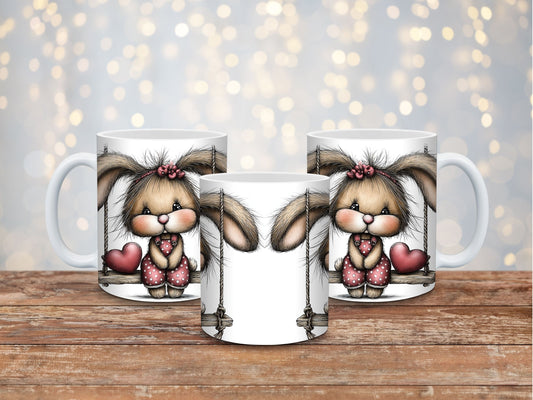 Hase Liebe Tasse