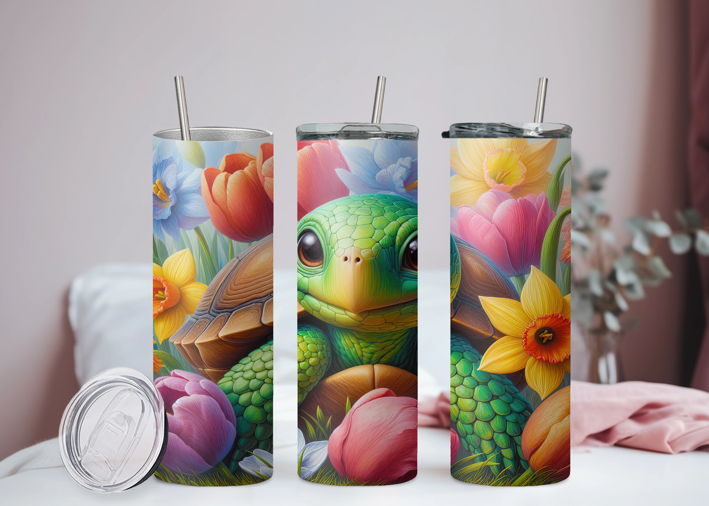 Frühlingsschildkröte Becher