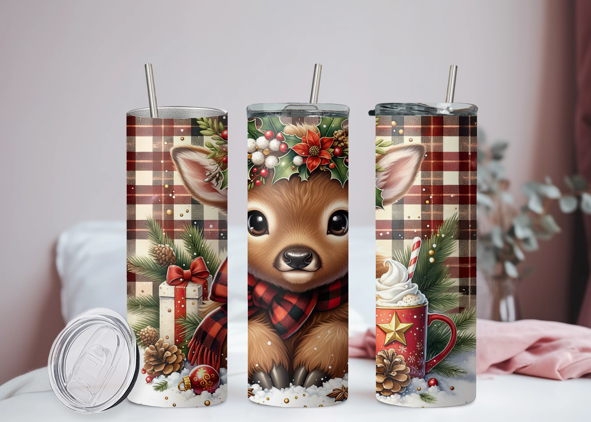Rehkitz Weihnachten Becher