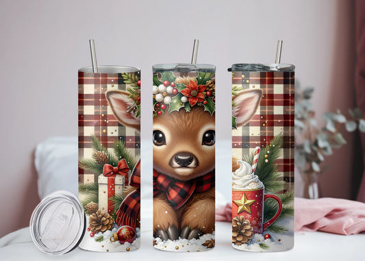 Rehkitz Weihnachten Becher