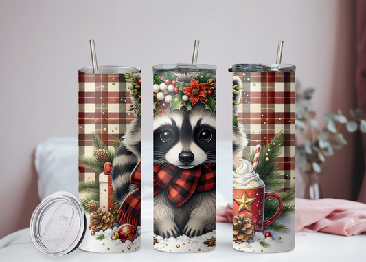 Waschbär Weihnachten Becher