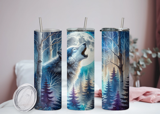 Heulender Wolf Becher
