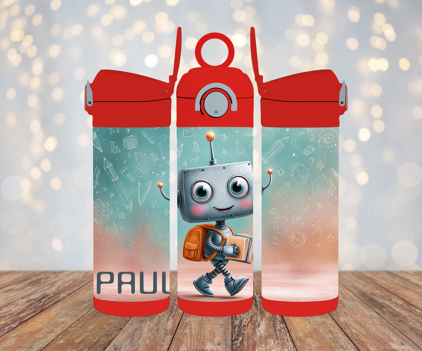 Kinderflasche Roboter