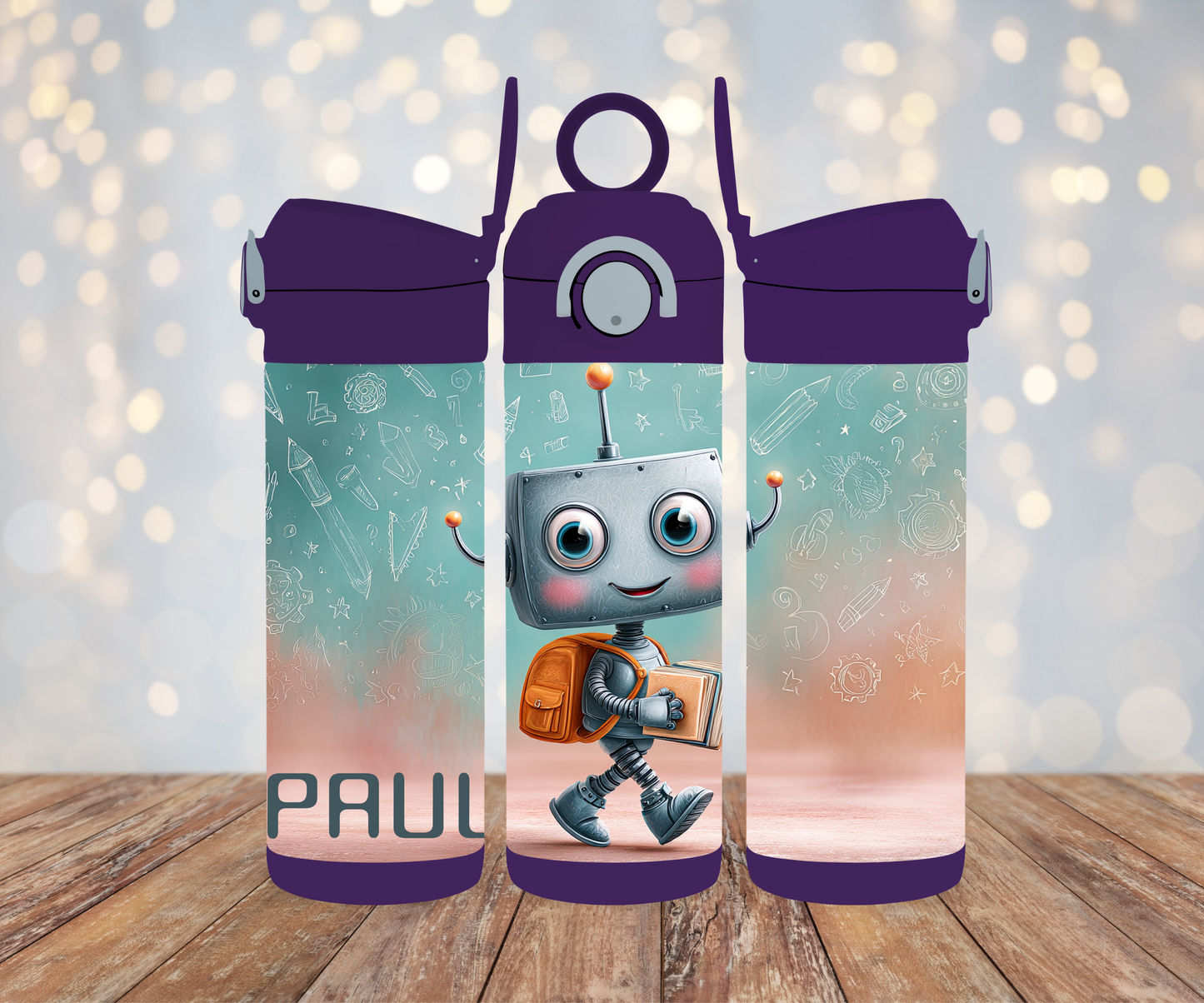 Kinderflasche Roboter