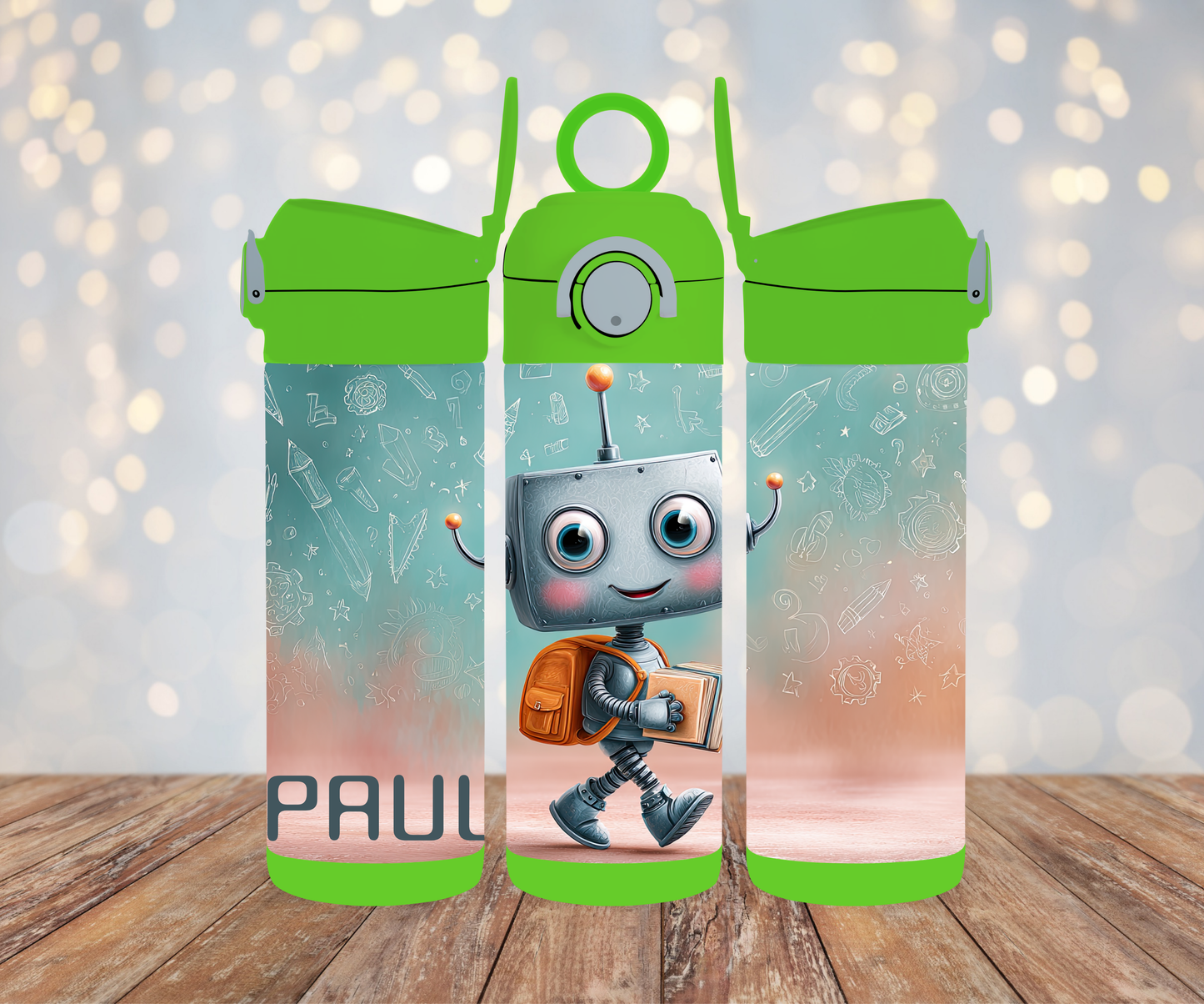 Kinderflasche Roboter