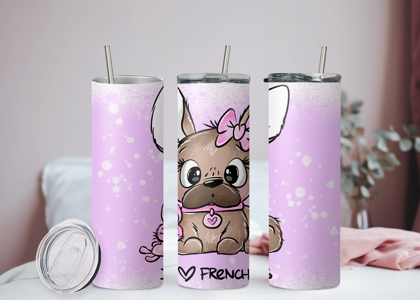 Schnubbirella I <3 Frenchies Becher 2