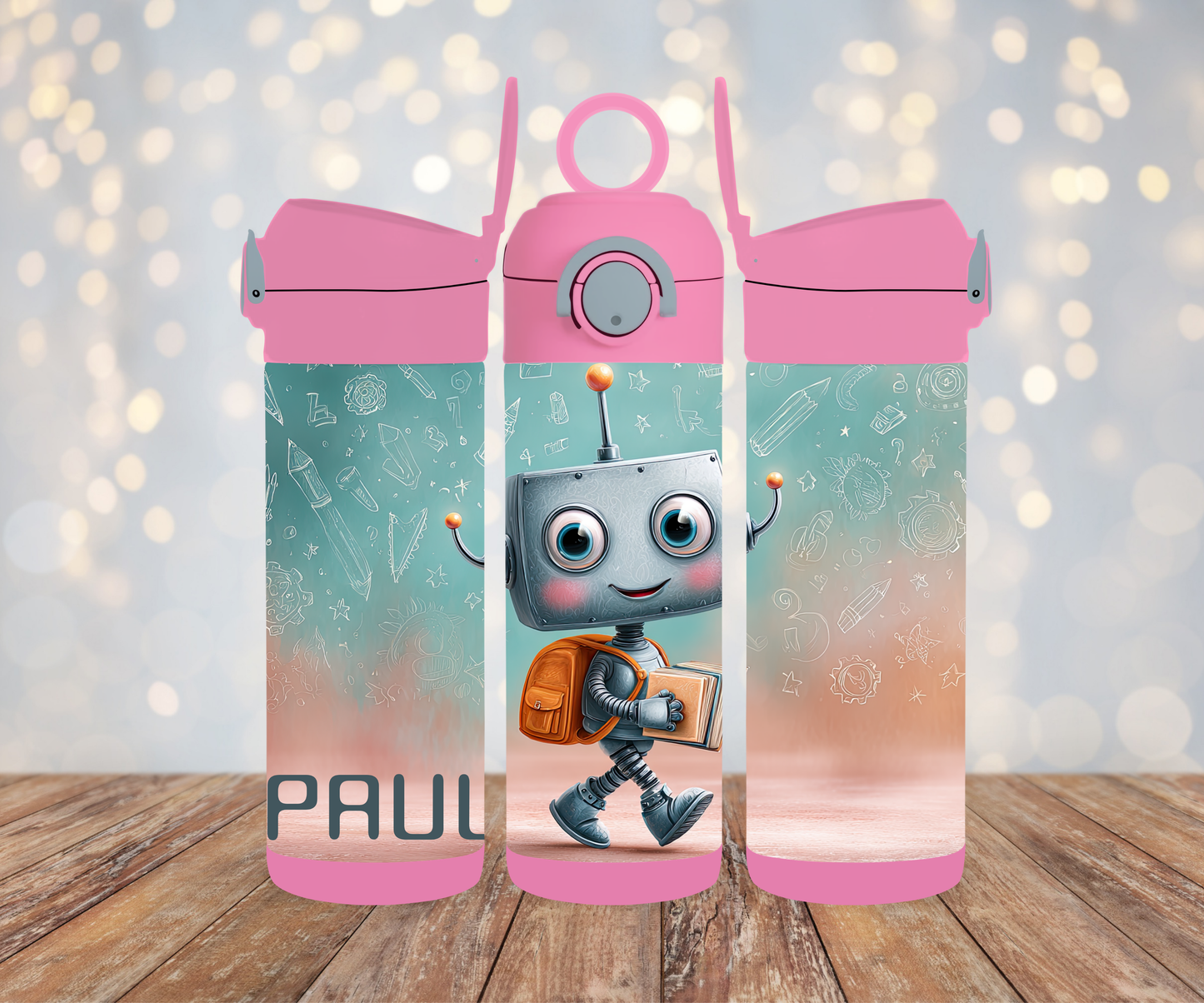 Kinderflasche Roboter