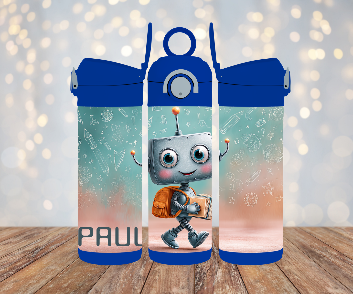 Kinderflasche Roboter