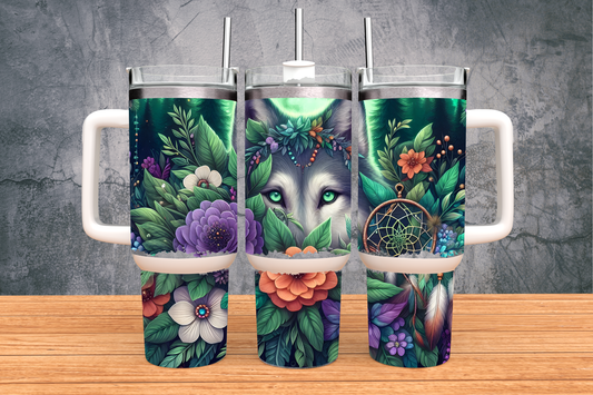 Grüner Wolf 40OZ Tumbler