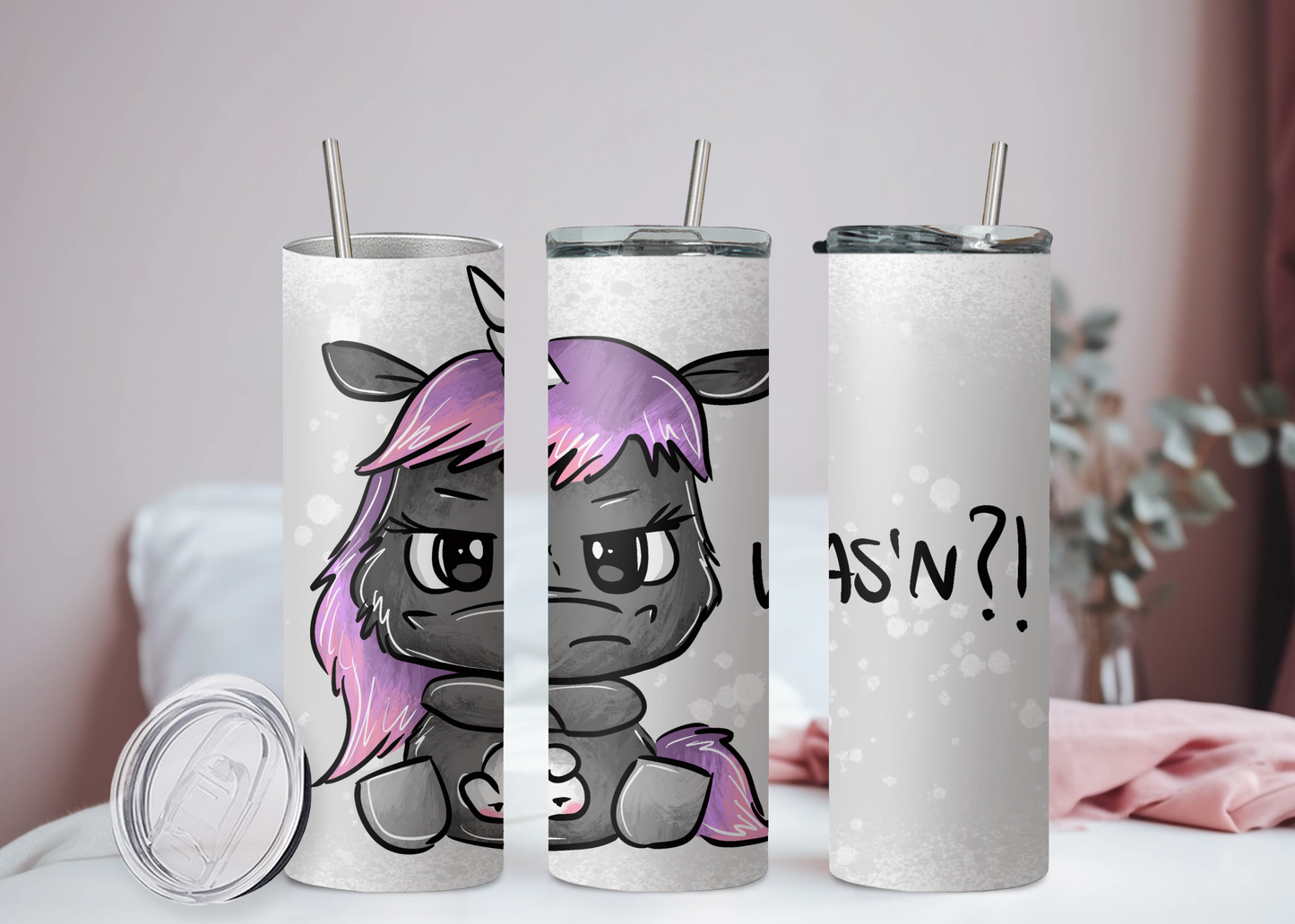 Schnubbirella Grumpy Einhorn Becher 2