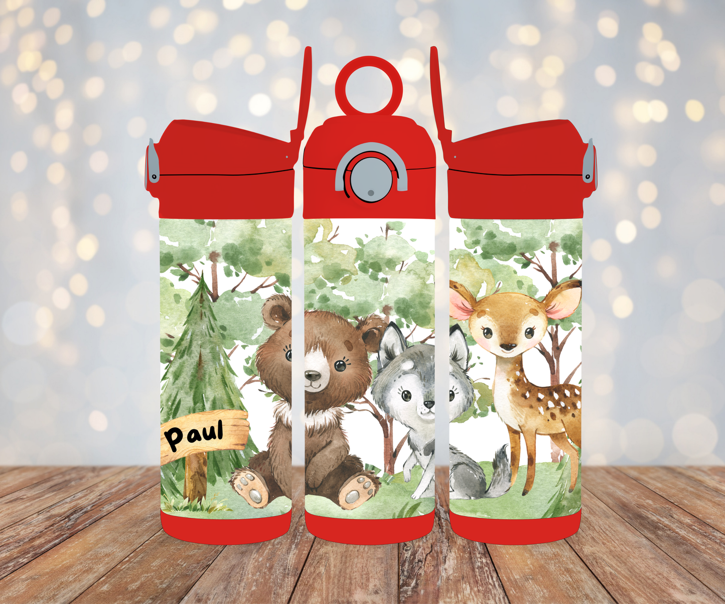 Kinderflasche Waldtiere