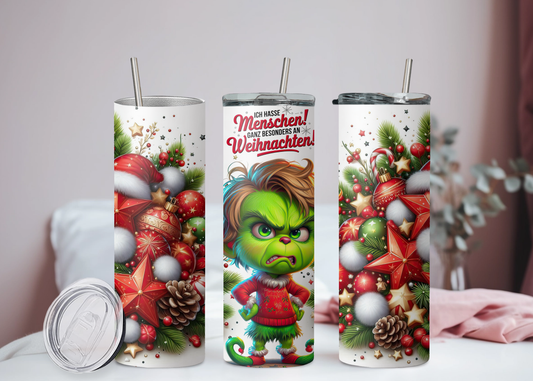 Ich hasse Menschen Weihnachten Becher 2