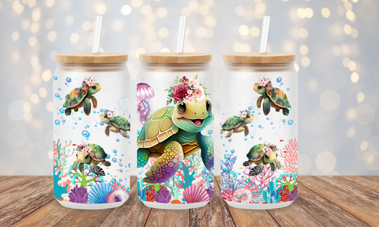 Trinkglas Schildkröte 2