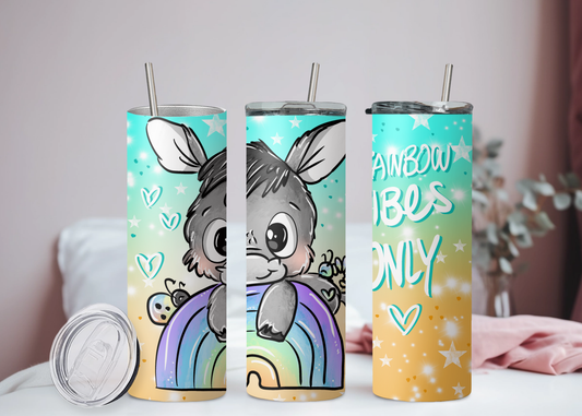 Schnubbirella Rainbow Esel Becher
