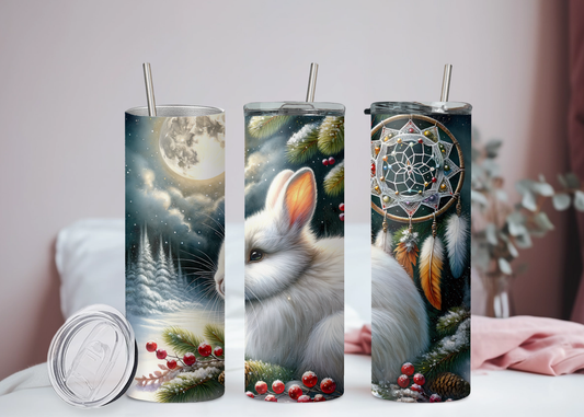 Schneehase Winter Becher
