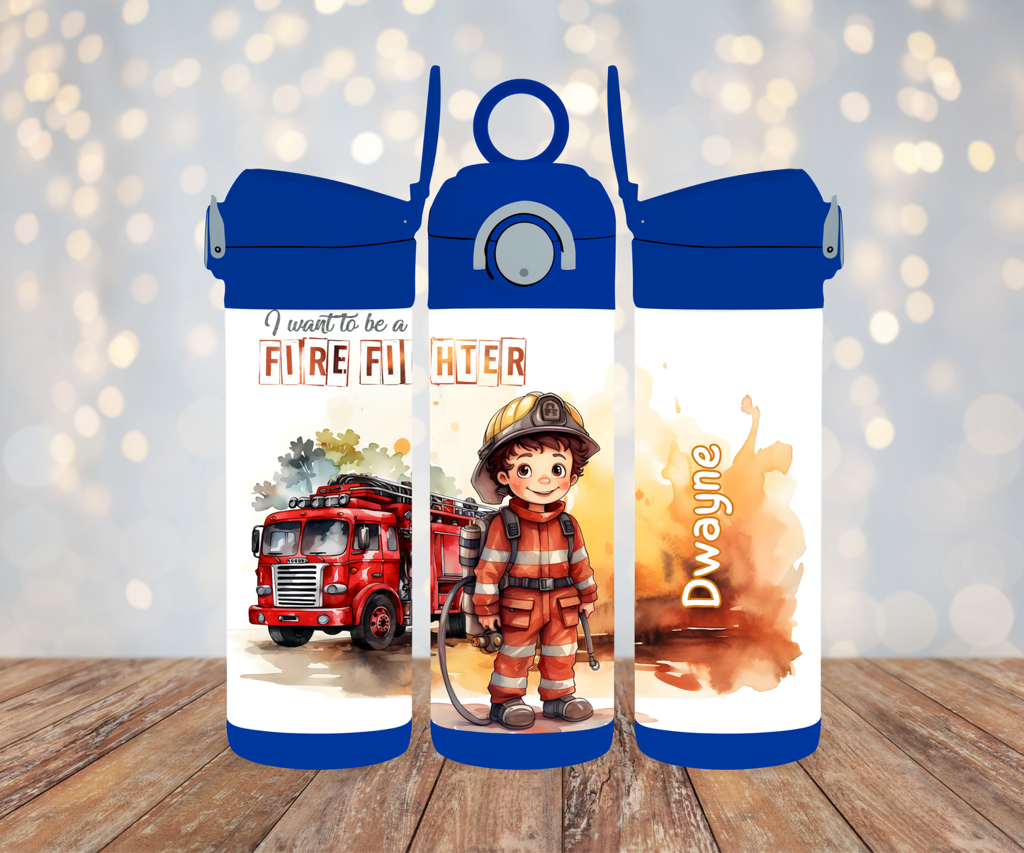 Kinderflasche Feuerwehrmann
