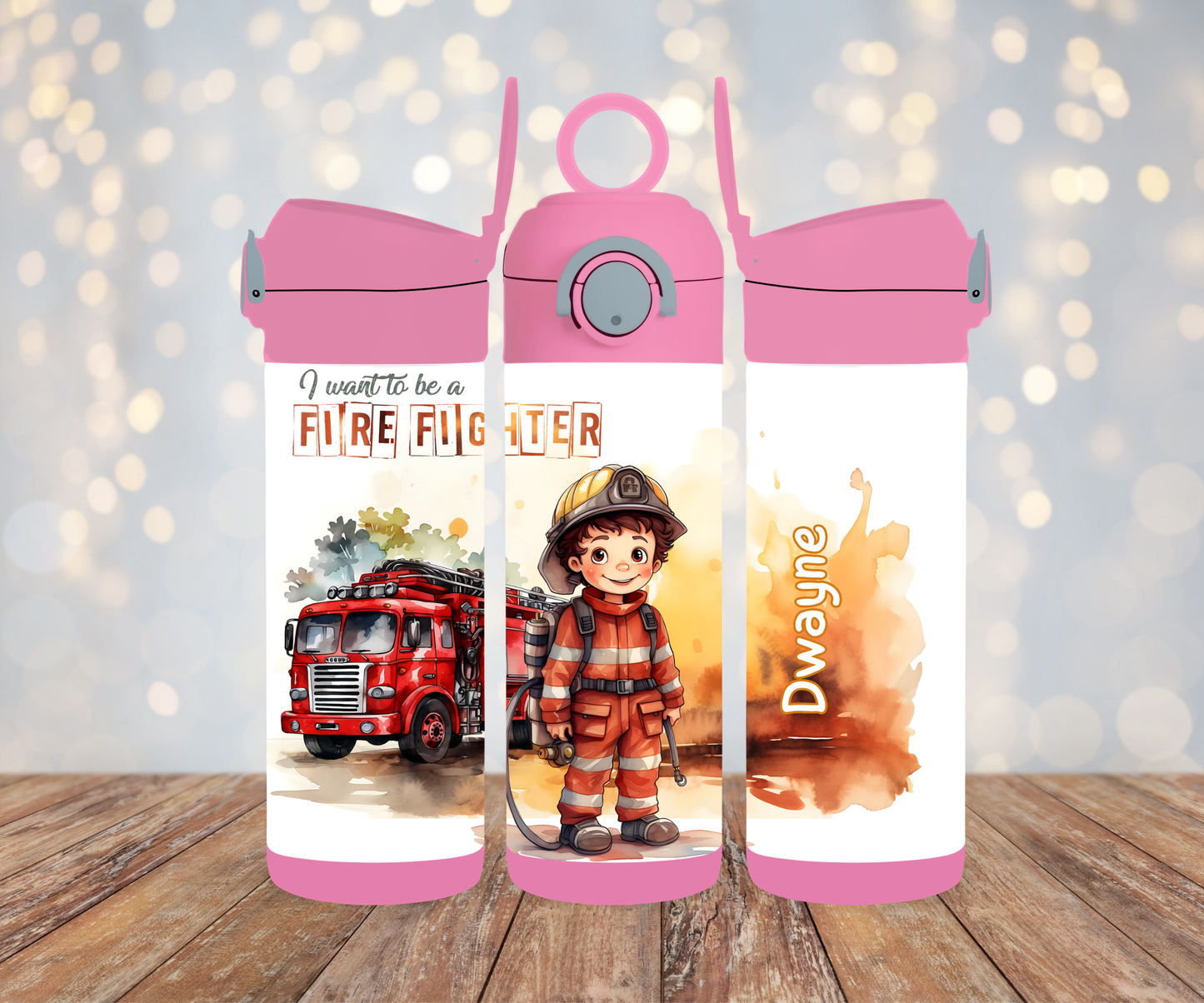 Kinderflasche Feuerwehrmann