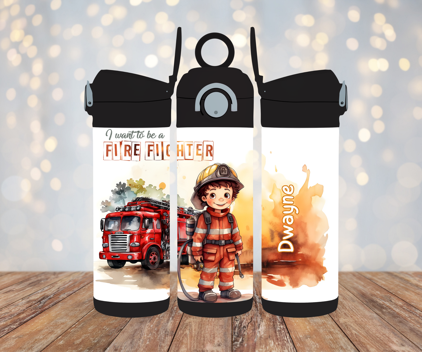 Kinderflasche Feuerwehrmann