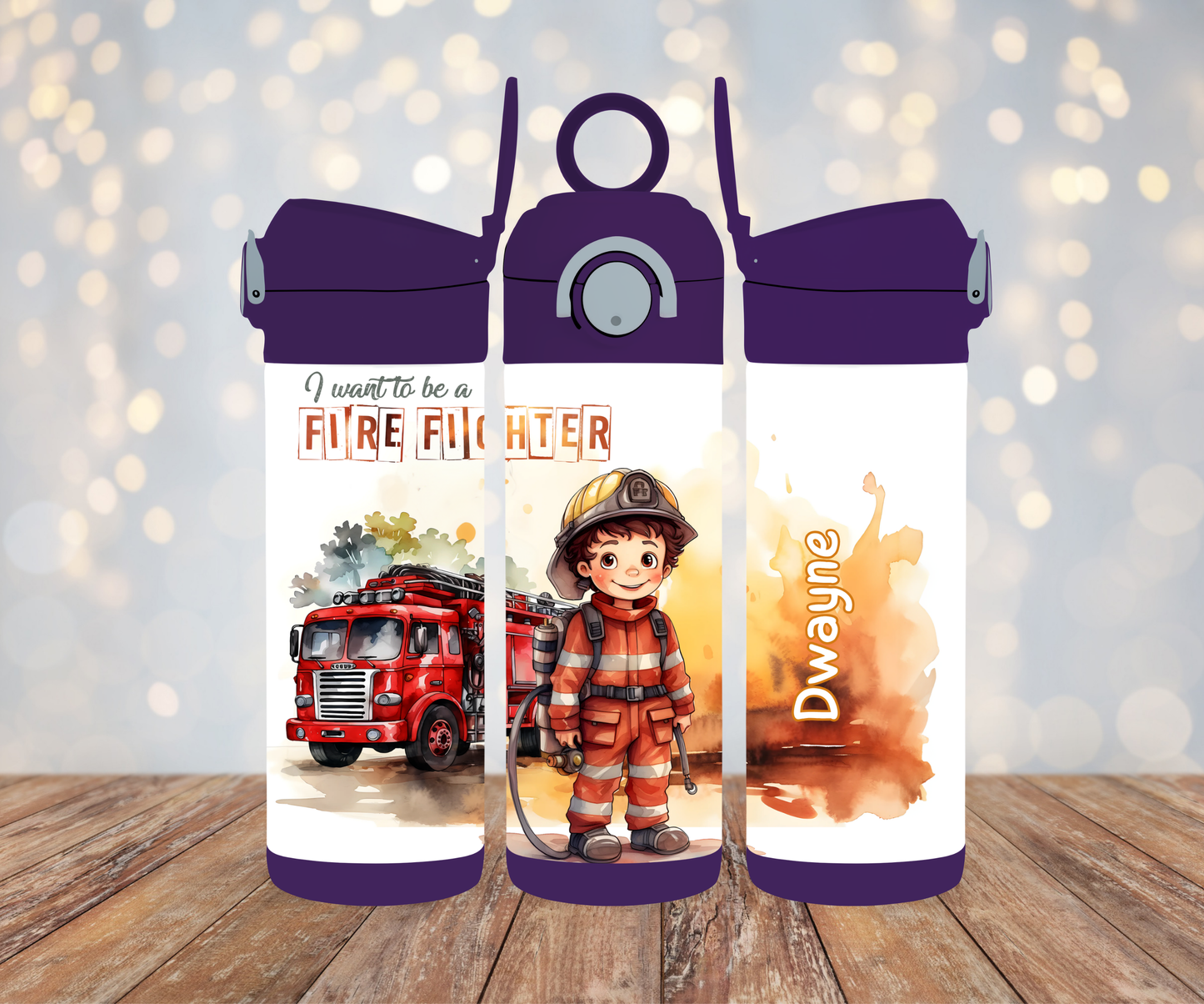 Kinderflasche Feuerwehrmann