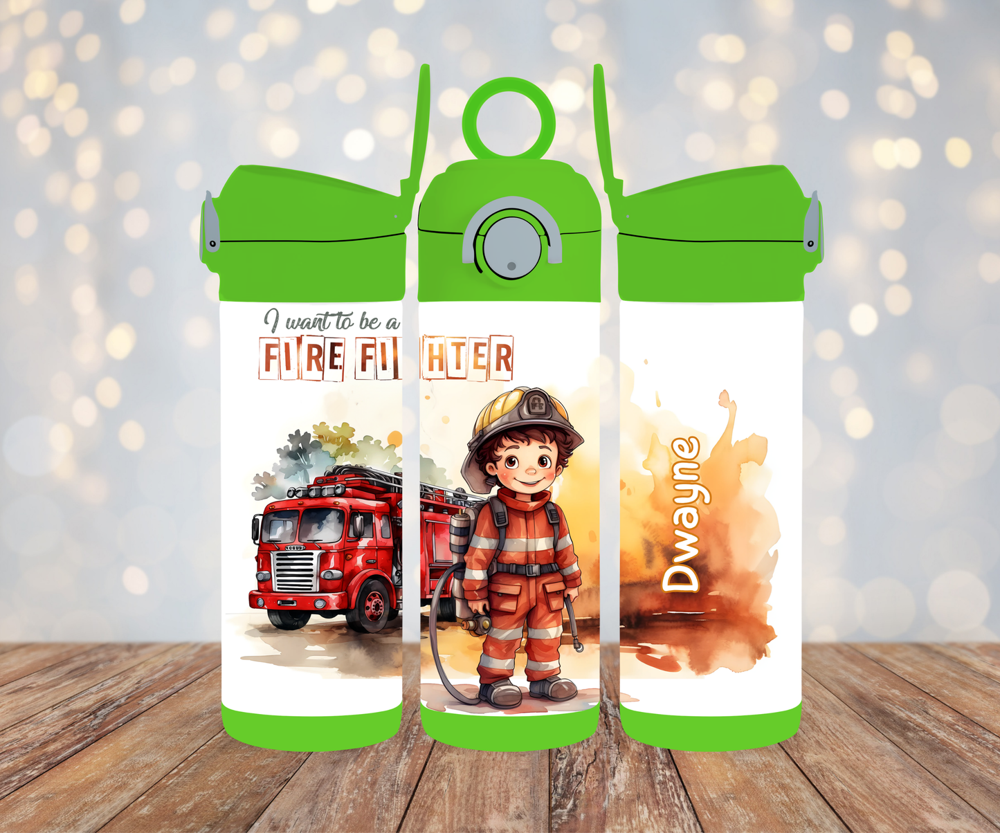 Kinderflasche Feuerwehrmann