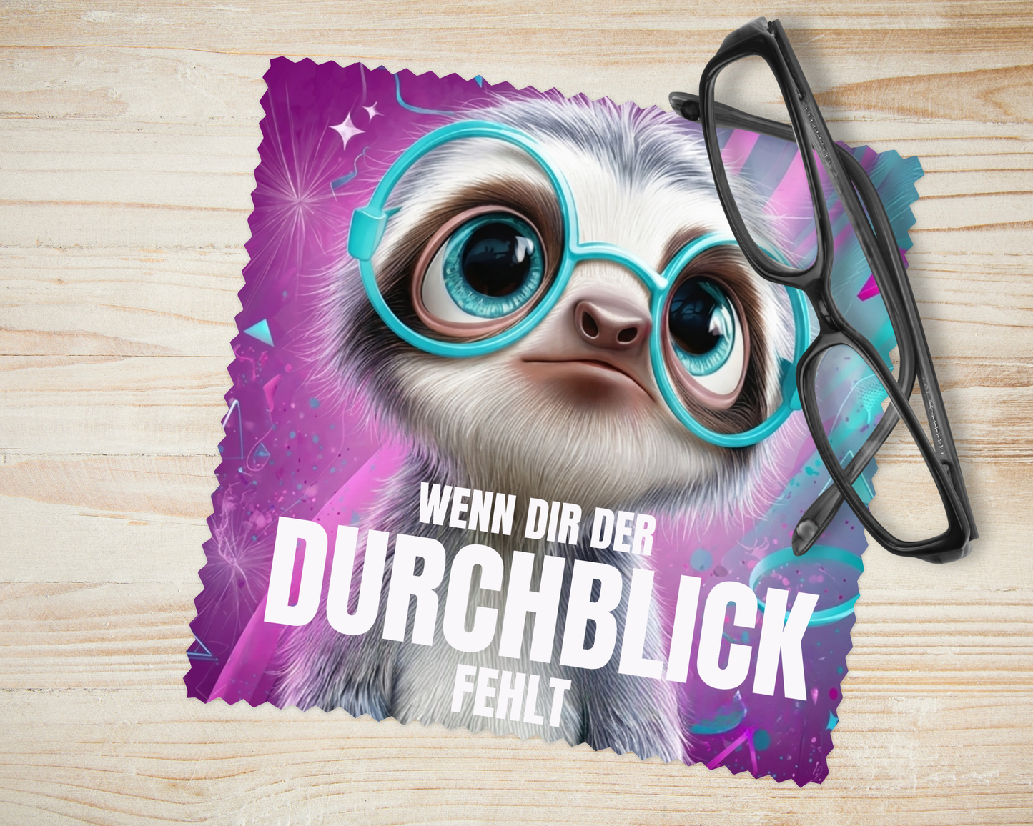 Brillenputztuch Durchblick