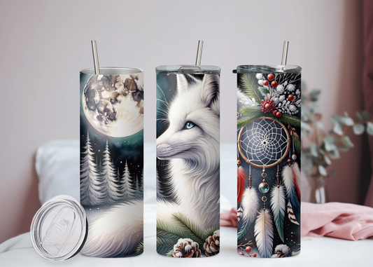 Schneefuchs Winter Becher