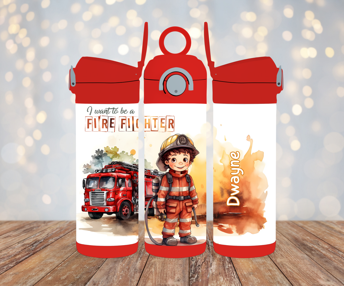 Kinderflasche Feuerwehrmann