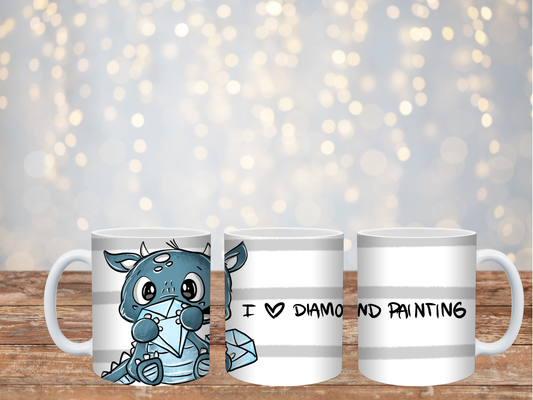Schnubbi I <3 Diamond Painting Tasse 3