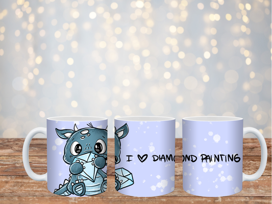 Schnubbi I <3 Diamond Painting Tasse 2