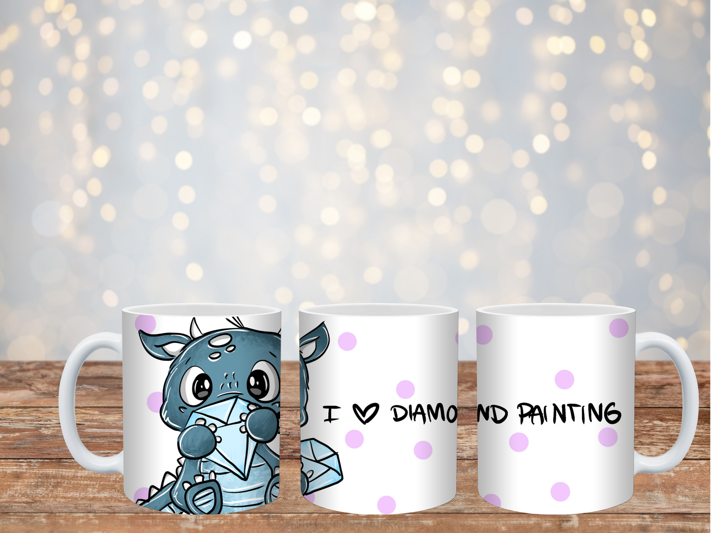 Schnubbi I <3 Diamond Painting Tasse 4