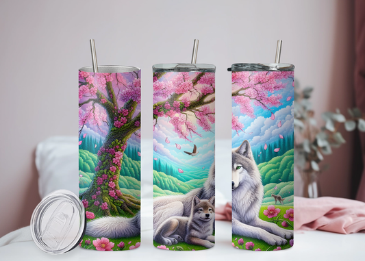 Frühlingswolf Becher