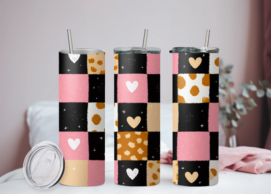 Goldene Herzen Becher