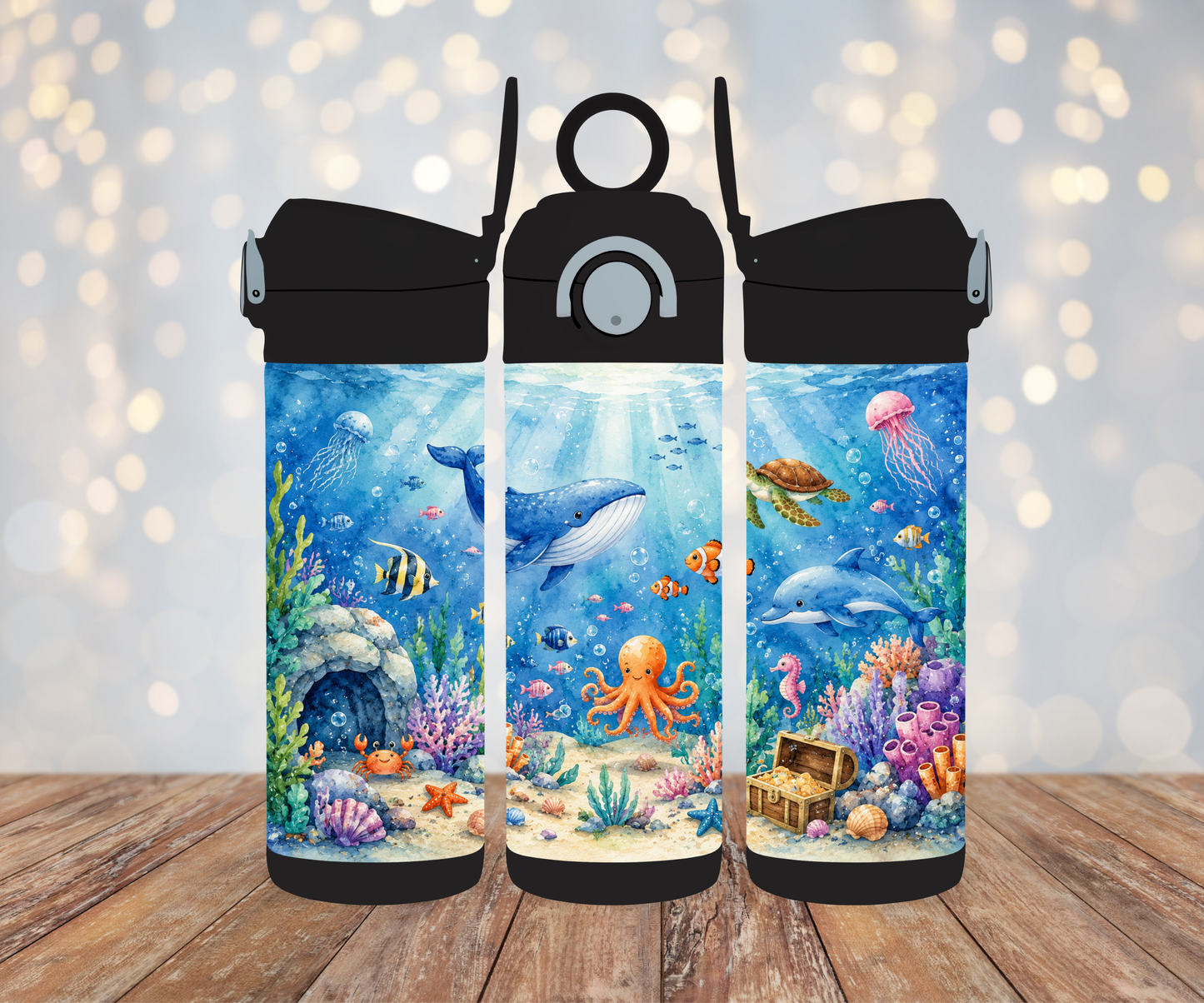 Kinderflasche Meerestiere