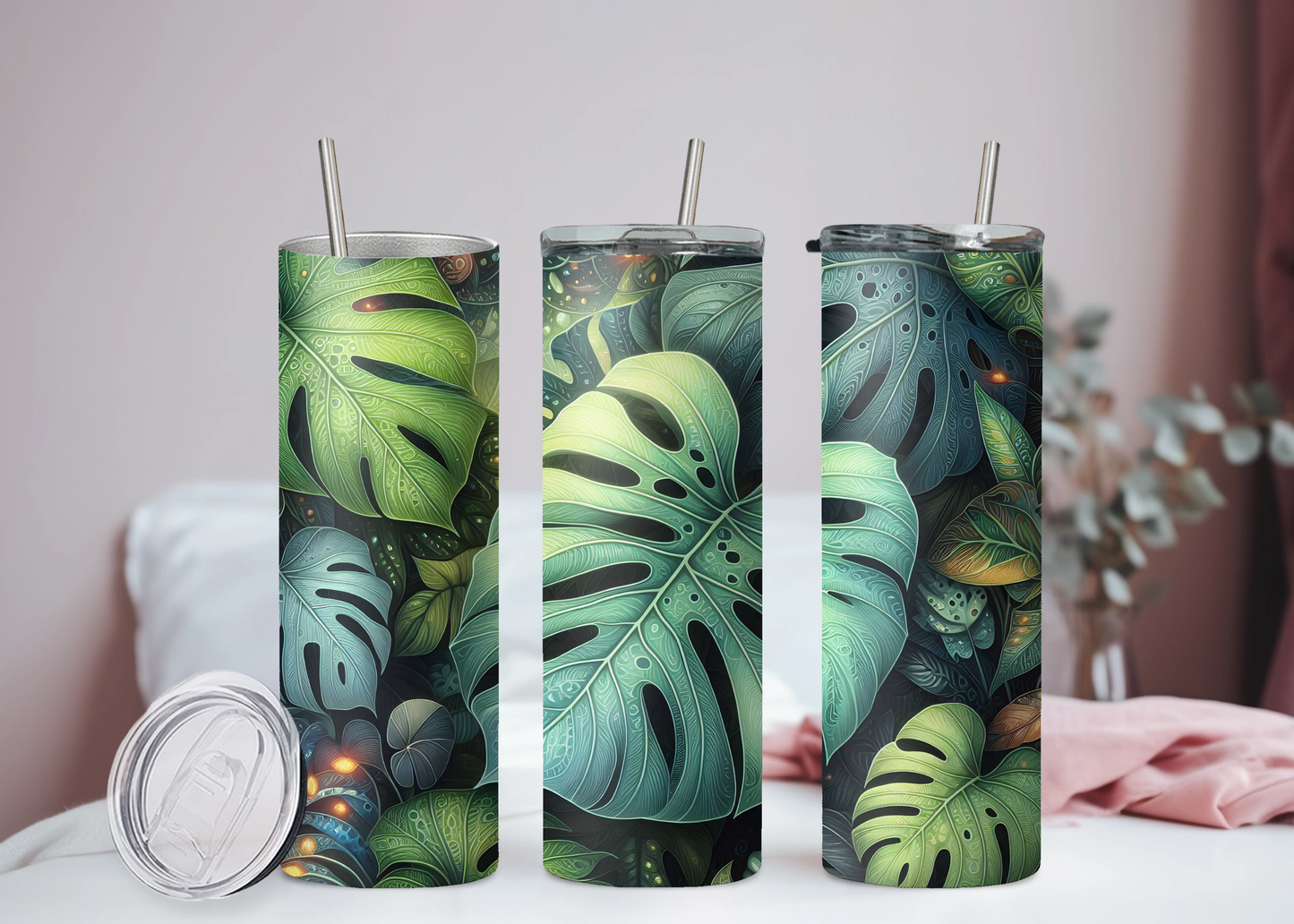 Monstera Pflanze Becher