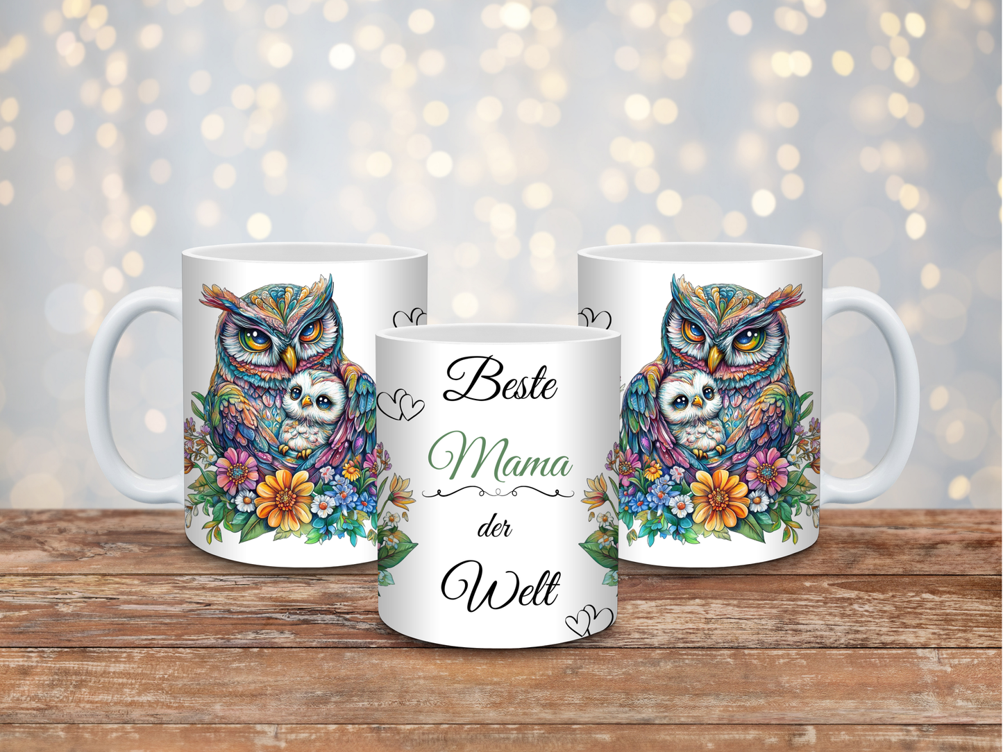 Mama Eule Tasse