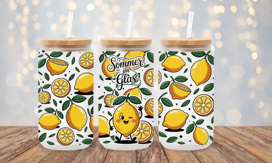 Trinkglas Sommer im Glas