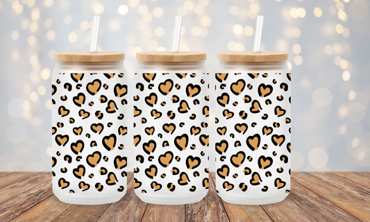 Trinkglas Frosted Leo